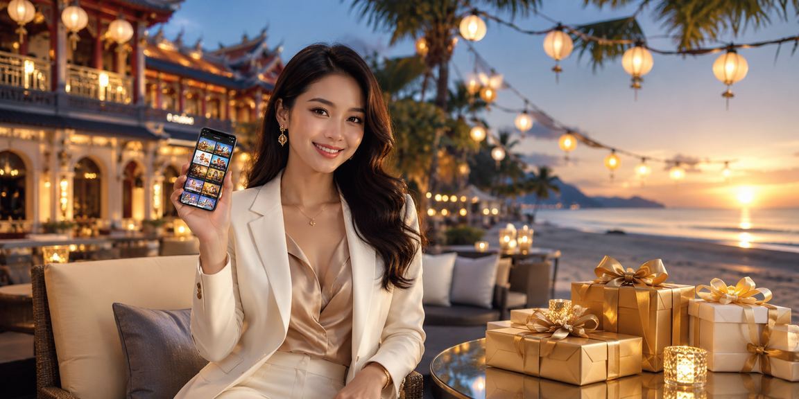 Người dùng đăng nhập tài khoản cá cược trên điện thoại tại bãi biển Huế